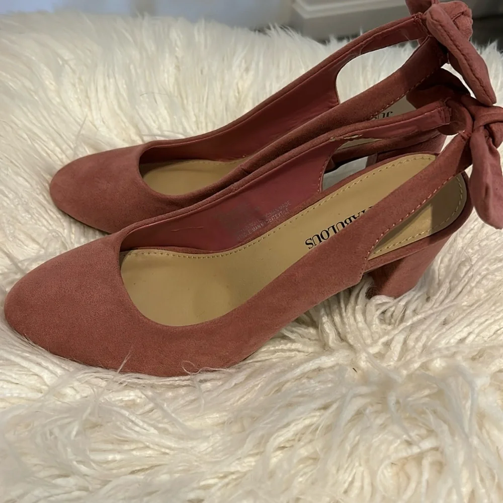 Justfab Pink Heel - Picture 1 of 7